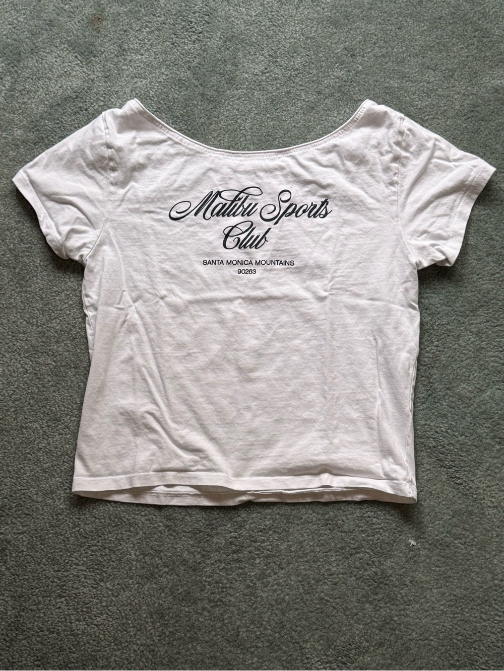 Garage Scoop Neck Graphic Tee XXS NWOT